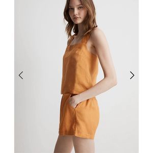Madewell Women's Orange Tank Top